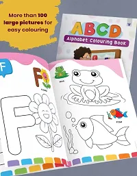 ABCD Alphabet Colouring Book and Blossom Vegetable Colouring Book | Learn And Practice To Draw And Color Alphabets |Drawing Book For Toddlers, Nursery, Pre School and Primary Children-thumb2