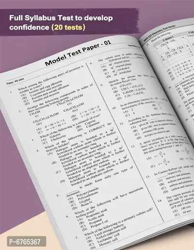 MHT-CET Physics, Chemistry, Maths, Biology Test Series Book for Pharmacy Entrance Exam | MHTCET PCMB Book | Includes 6340 MCQs , Topic Tests, Model Test Paper and Revision Test-thumb5