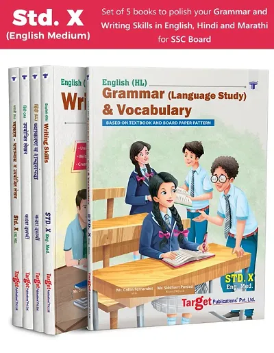 Std 10 English, Hindi & Marathi Vocabulary book, English Medium