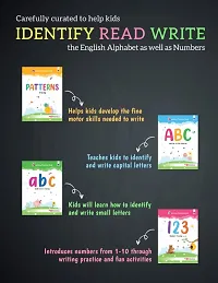 Writing Practice Books for Kids | ABC Capital Letters, Small Letters, Numbers (1 to 10), Line Tracing Pattern | Pack of 4 Books-thumb1