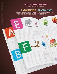 Preschool Writing Practice Book Set for Preschooler : Pack Of 6 Books : Capital Letters, Small Letters, Patterns, Numbers 1 To 20, Cursive Capital Letters, Cursive Small Letters, Hindi Sulekh-thumb3