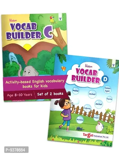Blossom English Vocabulary Books For 8 To 10 Year Old Kids | Vocab Builder With Colourful Pictures And Activities For Children | Learn English Speaking And Writing | Set Of 2 Books-thumb0