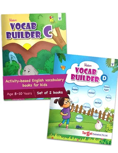 Blossom English Vocabulary Books For 8 To 10 Year Old Kids | Vocab Builder With Colourful Pictures And Activities For Children | Learn English Speaking And Writing | Set Of 2 Books
