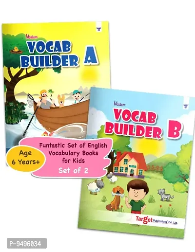 Blossom English Vocabulary Books For Kids Part A  B Children Books Learn English Speaking And Writing | Age 6 To 8 Year Old | Set Of 2 Books-thumb0