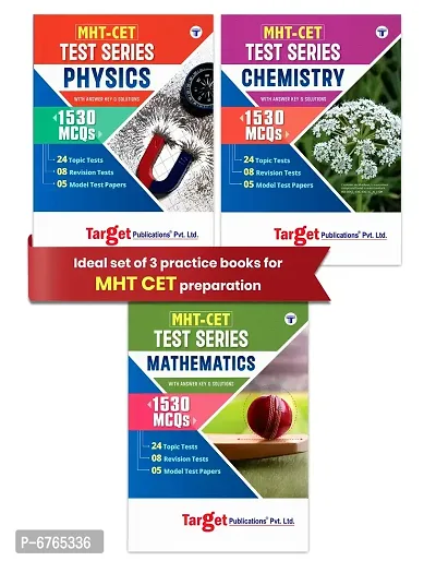 MHT-CET PCM Test Series (Physics, Chemistry  Maths)  Book for Engineering and Pharmacy Entrance Exam | Includes MCQs , Topic Tests, Model Test Paper and Revision Test-thumb0