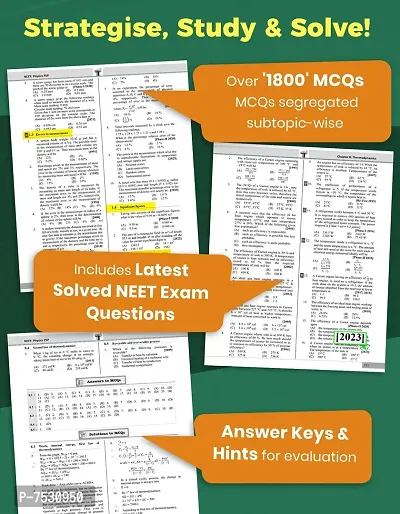 36 Years NEET UG Physics Previous Year Solved Papers with Topic wise and Subtopic wise | 1988 to 2023 | MCQ Chapter wise Questions | NEET Preparation Book-thumb3