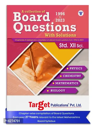 Std 12 Science Board Chapter Wise Questions with Solutions| HSC Topic Wise Board Questions PCMB - 1996 To 2023 | Maharashtra Board New Syllabus