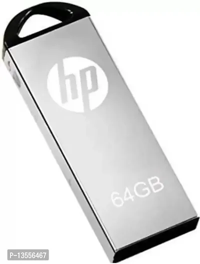 HP V22OW 64 GB Pen Drive  (Grey, Black)-thumb0