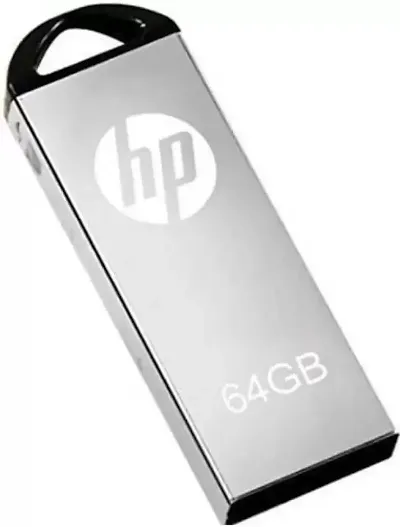 HP V22OW 64 GB Pen Drive  (Grey, Black)