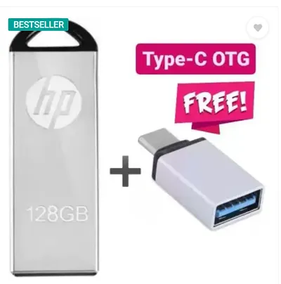 HP 128GB PENDRIVE+TYEP C OTG 128 GB Pen Drive - HP 