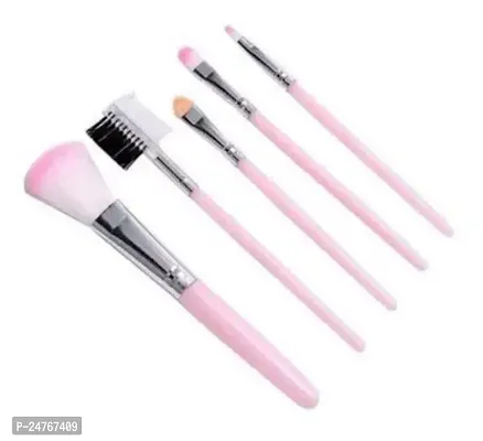 Classic 5 Pieces Pink Brush Set-thumb0