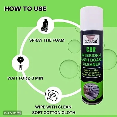 Car Seat Cleaner Foam Spray | Car Interior and Exterior Cleaner Spray- 300 ml-thumb3