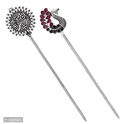 V L IPMEX Ladies Vintage Metal Handmade Hair Stick Pin For Girls