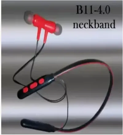 B11 Wireless Neckband Bluetooth In Ear Earphone Headsets