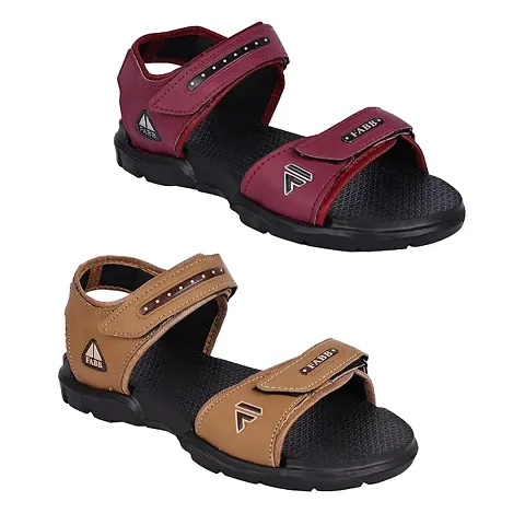 Pretty Synthetic Multicolored Comfort Sandals Sandals For Men