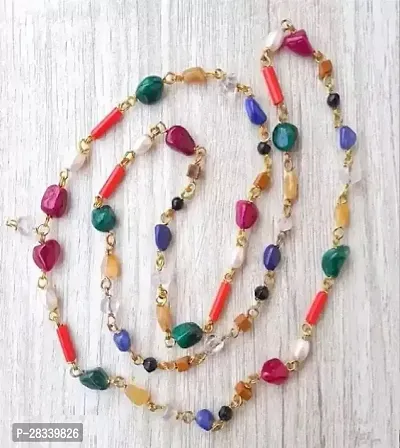 kriwin Navratan Mala Stone Chain-thumb0