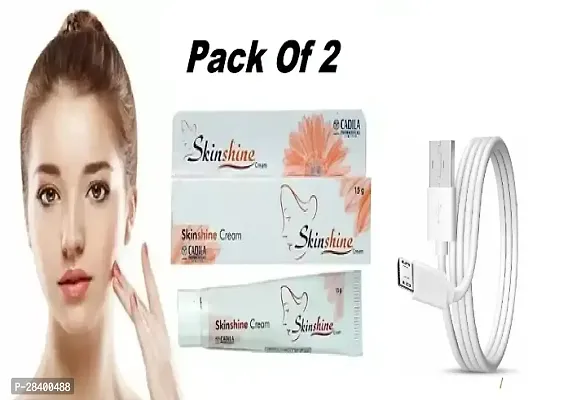 Skin Shine Cream 15gm With USB Cable