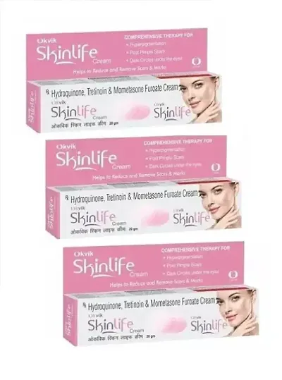 SkinLife Cream For Post Pimple Dark Circles Under the Eyes Pack of 3