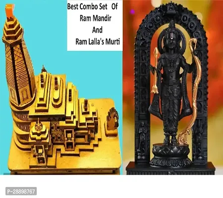 Ayodhya Ram Mandir In Wooden Craft Intricate Architecture