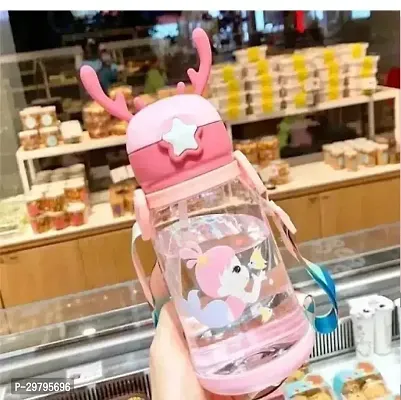 Cartoon Design 2 in 1 Sipper Water Bottle For school Kids