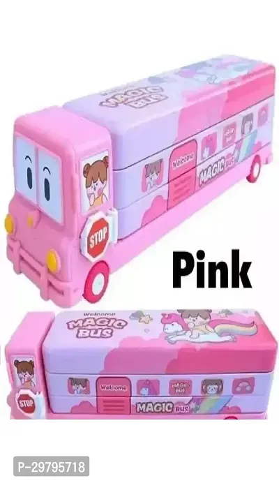 Bus Pencil Case For Girls-thumb0