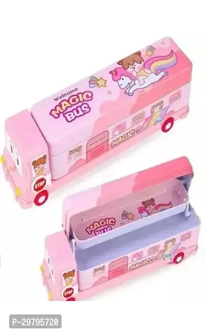 Bus Pencil Case For Girls-thumb0