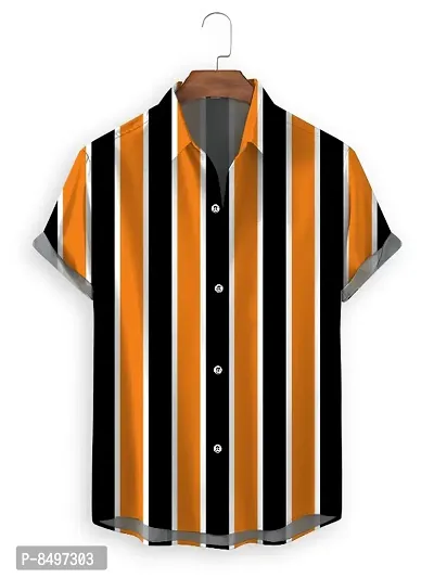 Classic Polycotton Striped Clothing Shirt Fabric for Men-thumb0