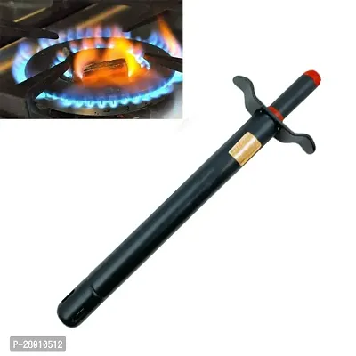 tvAt Kitchenware Easy Grip Metal Regular Gas Lighter for Kitchen Gas Stoves Lighter Restaurants  Kitchen Use Iron Gas Lighter(Black,Pack of 2)-thumb3