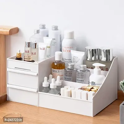 Cosmetic Organizer Box Drawers Storage Plastic Stationary Box | Make Up Organiser-thumb0