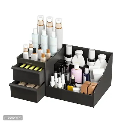 tvAt 1 Pcs Heavy Quality Makeup Cosmetic Organizer Box (Black)