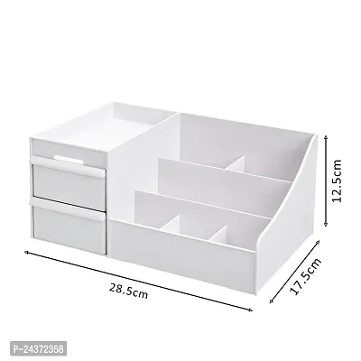 Cosmetic Organizer Box Drawers Storage Plastic Stationary Box | Make Up Organiser-thumb4