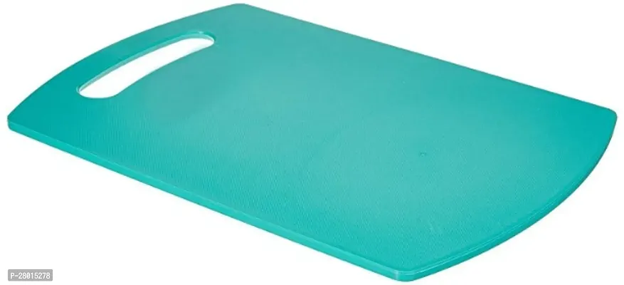 tvAt Green Curve Plastic Chopping Board(Pack of 1)-thumb0