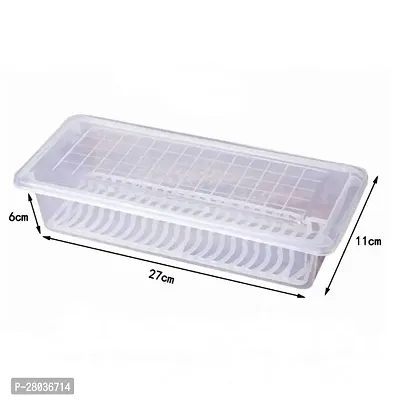 Fridge Organizer with Removable Drain Plate Set Of 8-thumb5