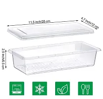 Fridge Organizer with Removable Drain Plate Set Of 8-thumb3