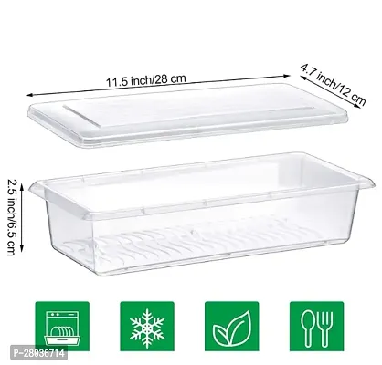 Fridge Organizer with Removable Drain Plate Set Of 8-thumb4