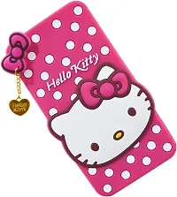 Grip Case Rubber Back Cover for Samsung GalaxyA10s - Hello Kitty Cartoon Case Pink-thumb1