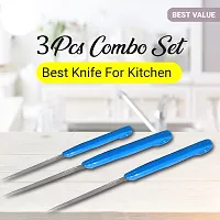 Non-Stick Cookware 6 Piece Set | Kadhai with Steel Lid | Fry Pan | Tadkapan |Saucepan|Dosa Tawa |Free Iron Tadka/ 3knife set/12pcs Spoon set combo Gift | Induction Friendly design | Cool Touch Bakelit-thumb2