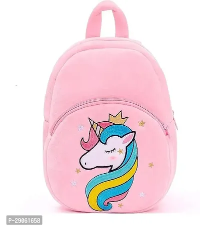 Classic Cartoon Plush School Backpack Bag For Kids-thumb0