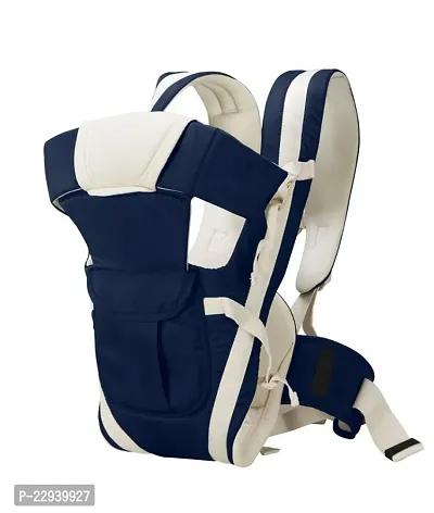 SV BABY Super Comfy Adjustable Baby Carrier 4 in 1 Carry Positions Sling cum Kangaroo Bag with Safety Belt, Buckle Straps and cushioned Leg Support for New-born/Toddler 4 to 24 Months Baby (Navy Blue)-thumb0