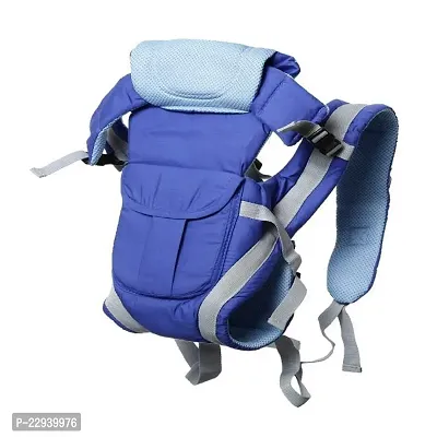 SV BABY Super Comfy Adjustable Baby Carrier 4 in 1 Carry Positions Sling cum Kangaroo Bag with Safety Belt, Buckle Straps and cushioned Leg Support for New-born/Toddler 4 to 24 Months Baby (Royal Blue-thumb0