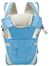 SV BABY Super Comfy Adjustable Baby Carrier 4 in 1 Carry Positions Sling cum Kangaroo Bag with Safety Belt, Buckle Straps and cushioned Leg Support for New-born/Toddler 4 to 24 Months Baby (Sky Blue)-thumb1