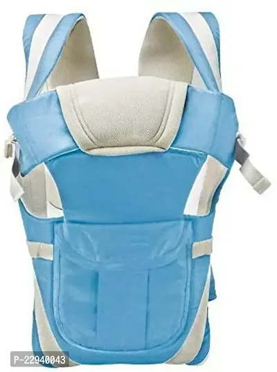 SV BABY Super Comfy Adjustable Baby Carrier 4 in 1 Carry Positions Sling cum Kangaroo Bag with Safety Belt, Buckle Straps and cushioned Leg Support for New-born/Toddler 4 to 24 Months Baby (Sky Blue)-thumb2