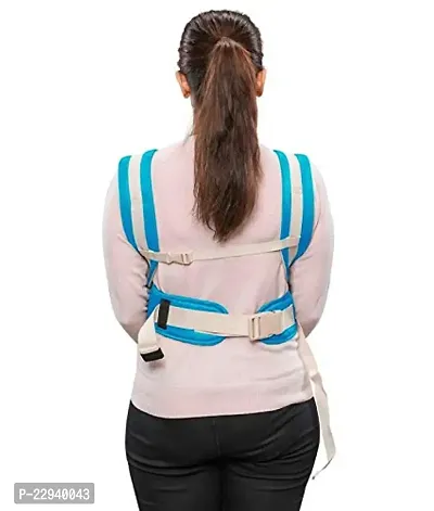 SV BABY Super Comfy Adjustable Baby Carrier 4 in 1 Carry Positions Sling cum Kangaroo Bag with Safety Belt, Buckle Straps and cushioned Leg Support for New-born/Toddler 4 to 24 Months Baby (Sky Blue)-thumb4