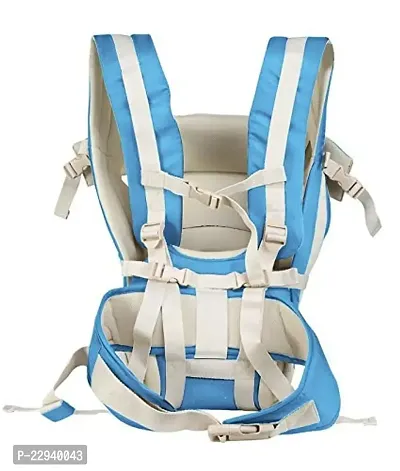 SV BABY Super Comfy Adjustable Baby Carrier 4 in 1 Carry Positions Sling cum Kangaroo Bag with Safety Belt, Buckle Straps and cushioned Leg Support for New-born/Toddler 4 to 24 Months Baby (Sky Blue)-thumb3