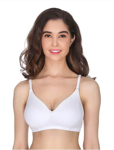 LUX LYRA Trendy Fancy Cotton Solid Basic Bras For Women