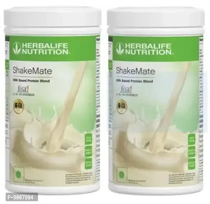 HERBALIFE Shakemate Milk based protein blend powder-500g-2 Pack Plant-Based Protein  (1000 g, VANILLA)