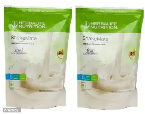 HERBALIFE Shakemate Milk based protein blend powder-500g-2 Pack Plant-Based Protein  (1000 g, VANILLA)