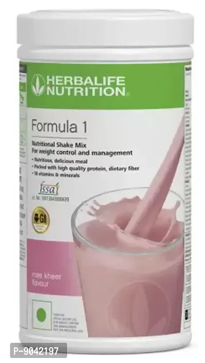 HERBALIFE Nutrition Formula 1 rose Kheer Flavour shake Protein Blends  (500 g, Rose)-thumb0