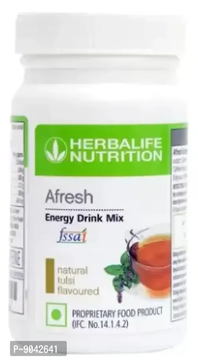 HERBALIFE Afresh Energy Drink Mix - Tulsi Flavor For Weight Loss Energy Drink  (50 g, Tulsi Flavored)-thumb0