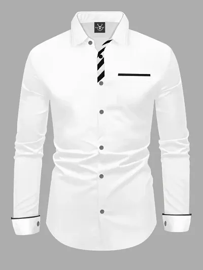 Reliable Self Pattern Long Sleeves Shirts For Men